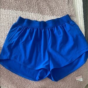 Outdoor Voices Blue Athletic Shorts Lightweight Breathable